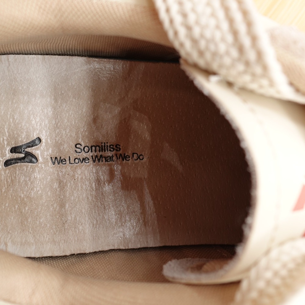 Somiliss Womens Necap Revela Suede/Leather Cream Pink Athletic Shoes US Size 7.5 - Picture 10 of 12